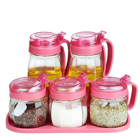 廚房調味新體驗 玻璃調味罐與鐘表巧妙融合的家用套裝